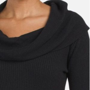 Lumiere Cowl neck Black sweater